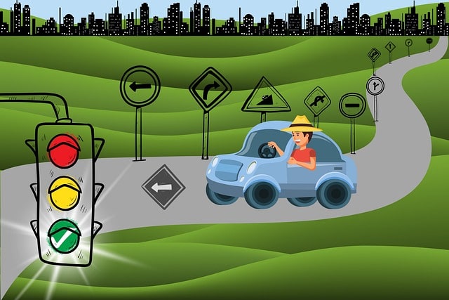 taking driving test in my own car